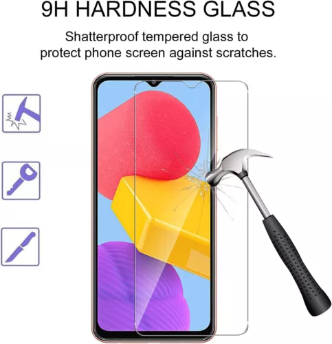 Neu Hülle Case Cover TPU + Glas Tempered für Samsung Galaxy M15 M34 M35 M55 Transparent - Bild 2 von 7