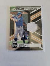 2022 Panini Elite Extra Edition - Future Threads #FT-JJ Josh Jung (MEM, RC)-147