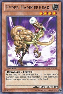 Hyper Hammerhead - BP01-EN185 - Common - 1st Edition x3 - Near Mint