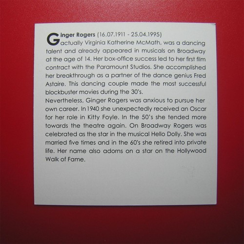 2010 COOK ISLANDS $5 SILVER PROOF "GINGER ROGERS" HOLLYWOOD STAR LEGEND COA+CARD - Picture 8 of 8