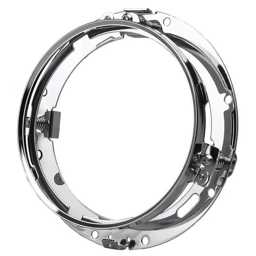 Round 2X 7" Inch LED Headlight Mounting Ring Bracket for Jeep Wrangler JK Harley - Picture 8 of 18