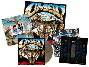 OMEN - THE CURSE, 2017 CLEAR WOLF GREY MARBLED vinyl LP + POSTER, 064/