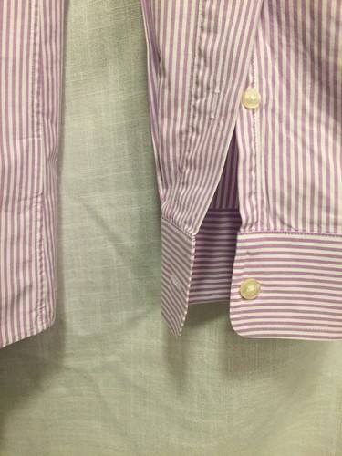 Camicia elegante uomo Vineyard Vines Murray 100% cotone lunga slv a righe taglia L - Foto 5 di 8
