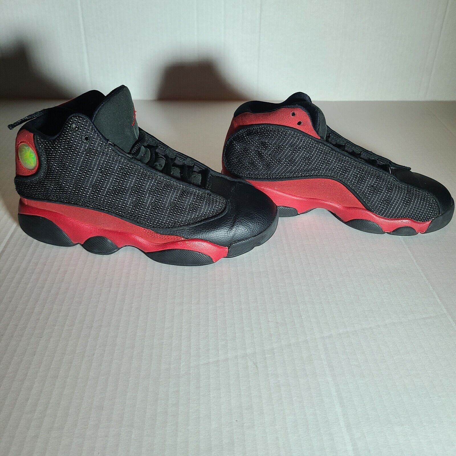 black and red jordan 13