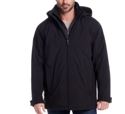 Weatherproof Men's UltraTech Jacket Windproof Water Resistant(BLACK XL)NWOT