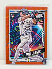 2024 TOPPS CHROME COSMIC #75 ALIKA WILLIAMS #/10 LUNAR BLOOD ORANGE RC #09/10