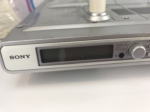SONY ICF-CD553RM Under Counter CD Player AM/FM Stereo Weather& Clock Tested ๐๐ - Picture 6 of 9