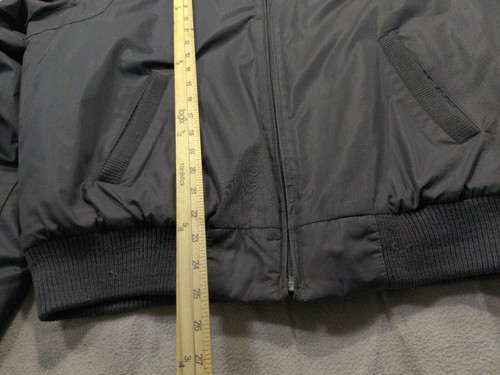 Vintage Members Only Jacket Mens 42 Gray Bomber Windbreaker Moto Racer - Picture 3 of 8