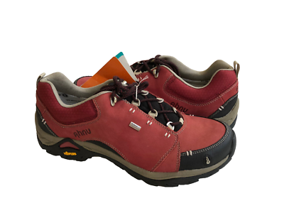 AHNU WOMEN MONTARA II LOW RED HIKING WALKING SHOES US EU