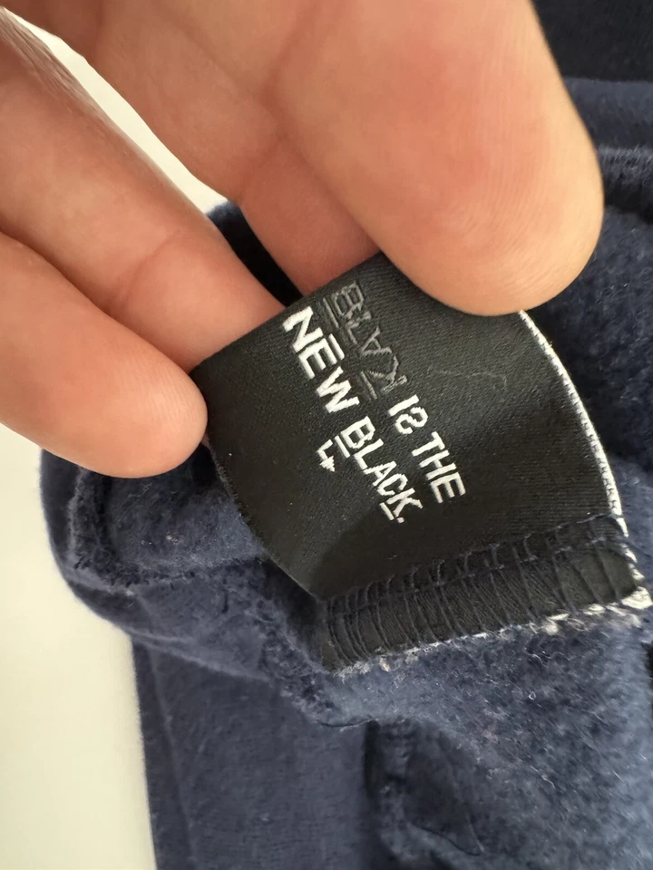 Blak by Rocawear Sweatshirt Women’s Large Crewneck Magic Number 9 In Navy Blue - Изображение 4 из 4