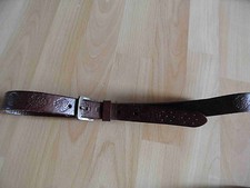 Esprit beautiful leather belt brown size 80 top KY1114