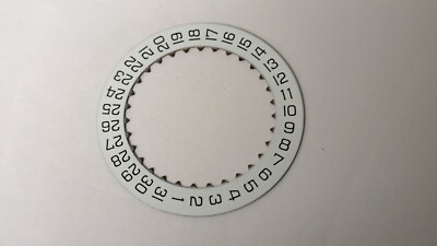 ''ETA 2610 Date Indicator White on Black DATE at 3 o'clock. 26.2mm diameter Watch