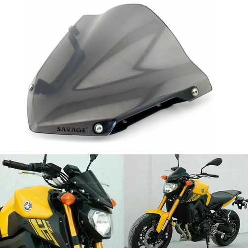 Windscreen Windshield Pare-brise For YAMAHA MT-09 FZ-09 2014-2016 MT09 FZ09 2015 - Picture 1 of 8