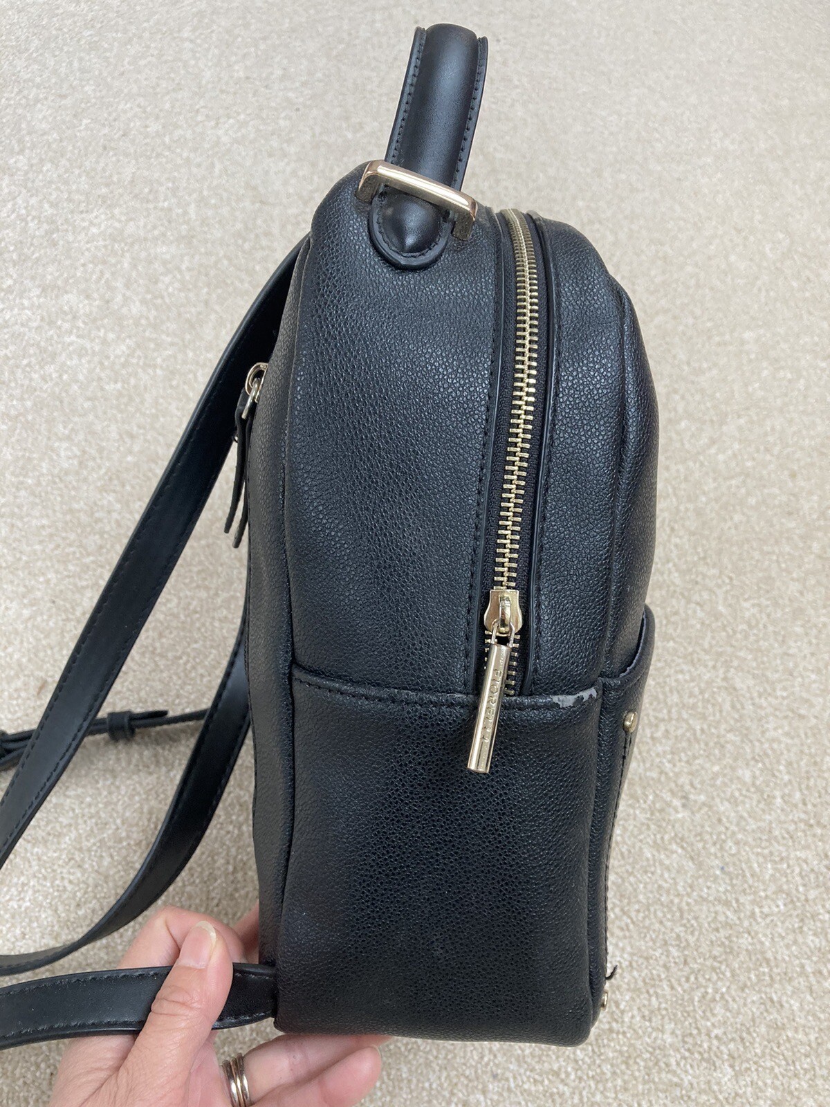 FIORELLI ‘CORA’ BLACK MINI BACKPACK RUCKSACK - image 7