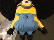 DESPICABLE ME MINION PLUSH BACKPACK - JAPAN IMPORT - NEW - SMALL POCKET