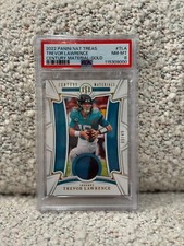 2022 National Treasures #CEN-TLA Trevor Lawrence Century Materials Gold #/49