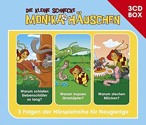 Die kleine Schnecke Monik Die kleine Schnecke Monika Häuschen 3-CD Hörspiel (CD)