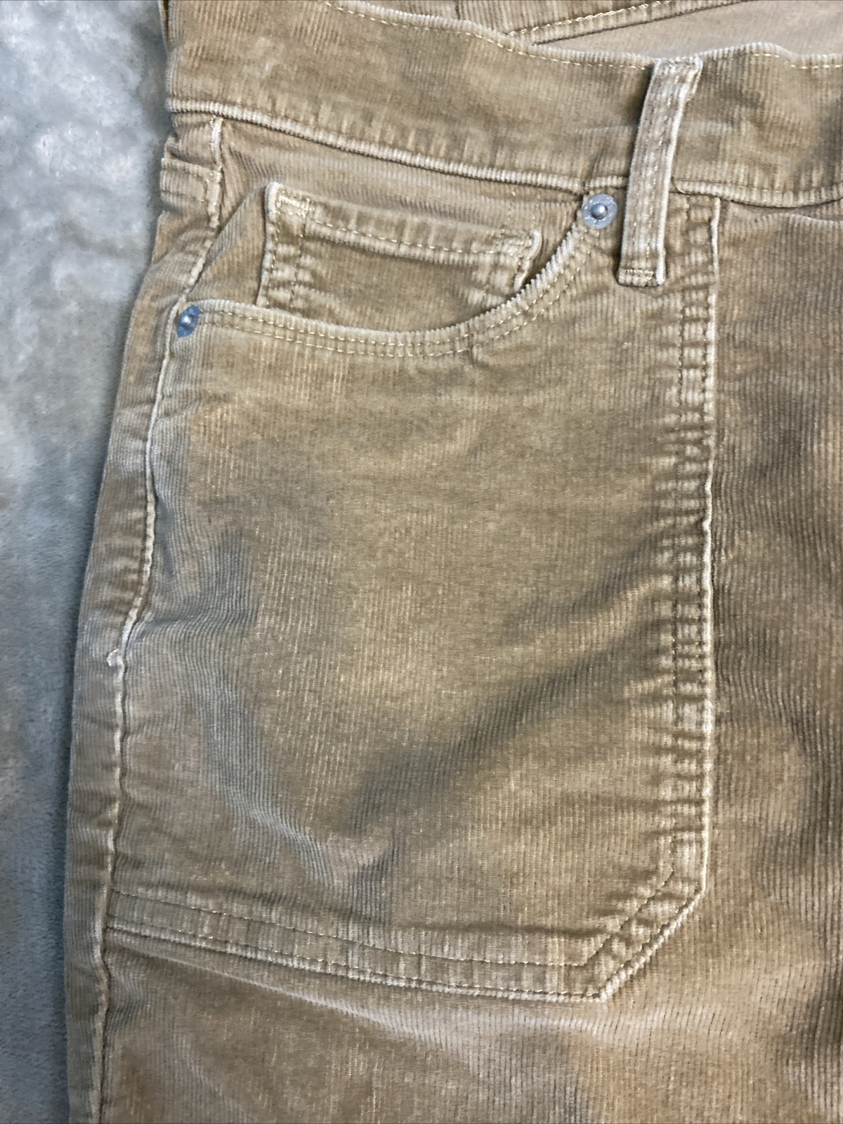 Women’s VTG 70’s White Tab Levi’s Camp Pants Tan Corduroy Size 30 image 3