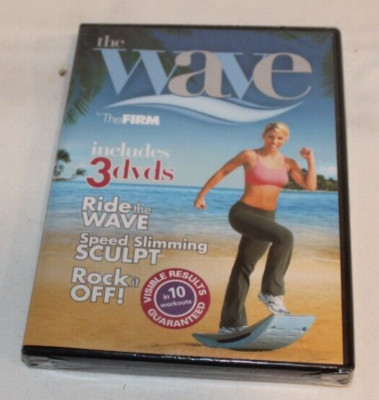The Wave: Ride the Wave, Speed Slimming Sculpt, Rock it Off (DVD) Sealed