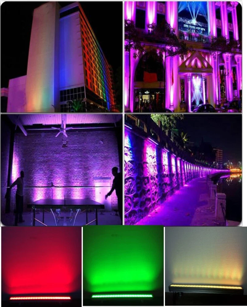 outdoor waterproof 24x10w 4in1 RGBW led wall washer event show