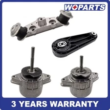 4PCS Engine Motor Mount Trans Mount Fit for Porsche Panamera 4.8 Torque Damper