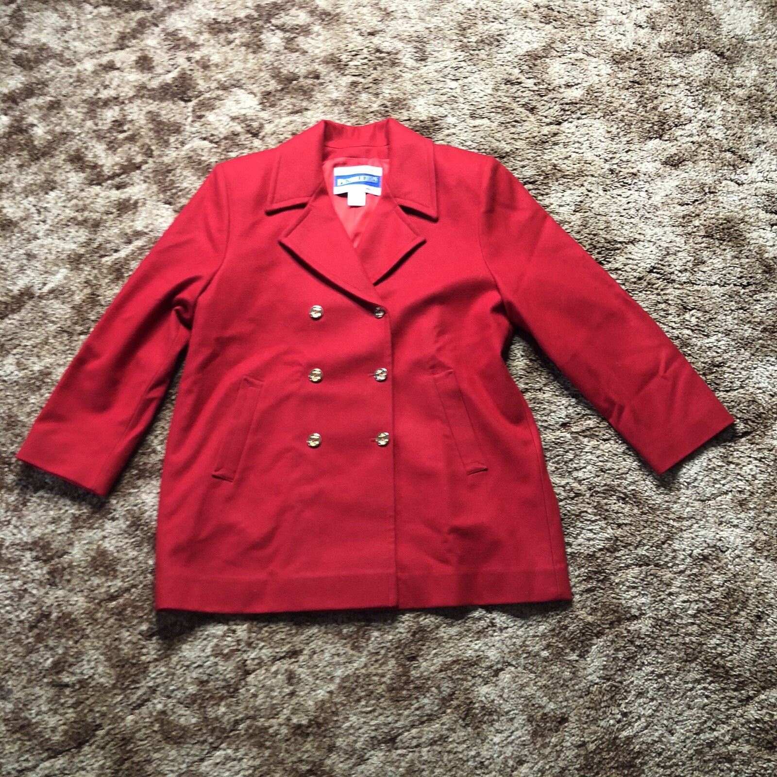 VINTAGE Pendleton Wool Button Front Blazer Jacket… - image 1