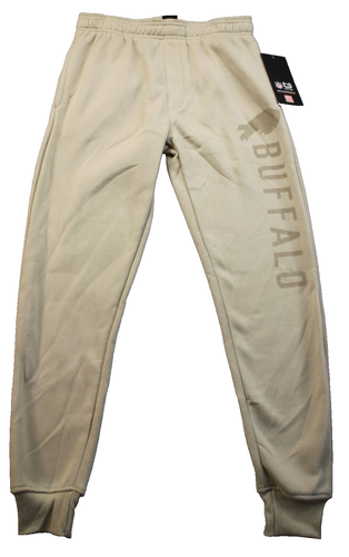 Buffalo Bills NFL Football Team Apparel Boys Beige Sweat Pants NWT M 14-16