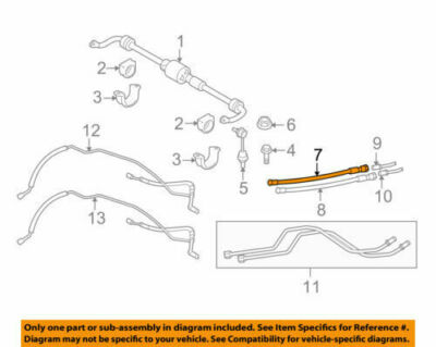 BMW E60 E60N DYNAMIC DRIVE VALVE BLOCK PRESSURE LINE 37136761192 NO DUTY TO  