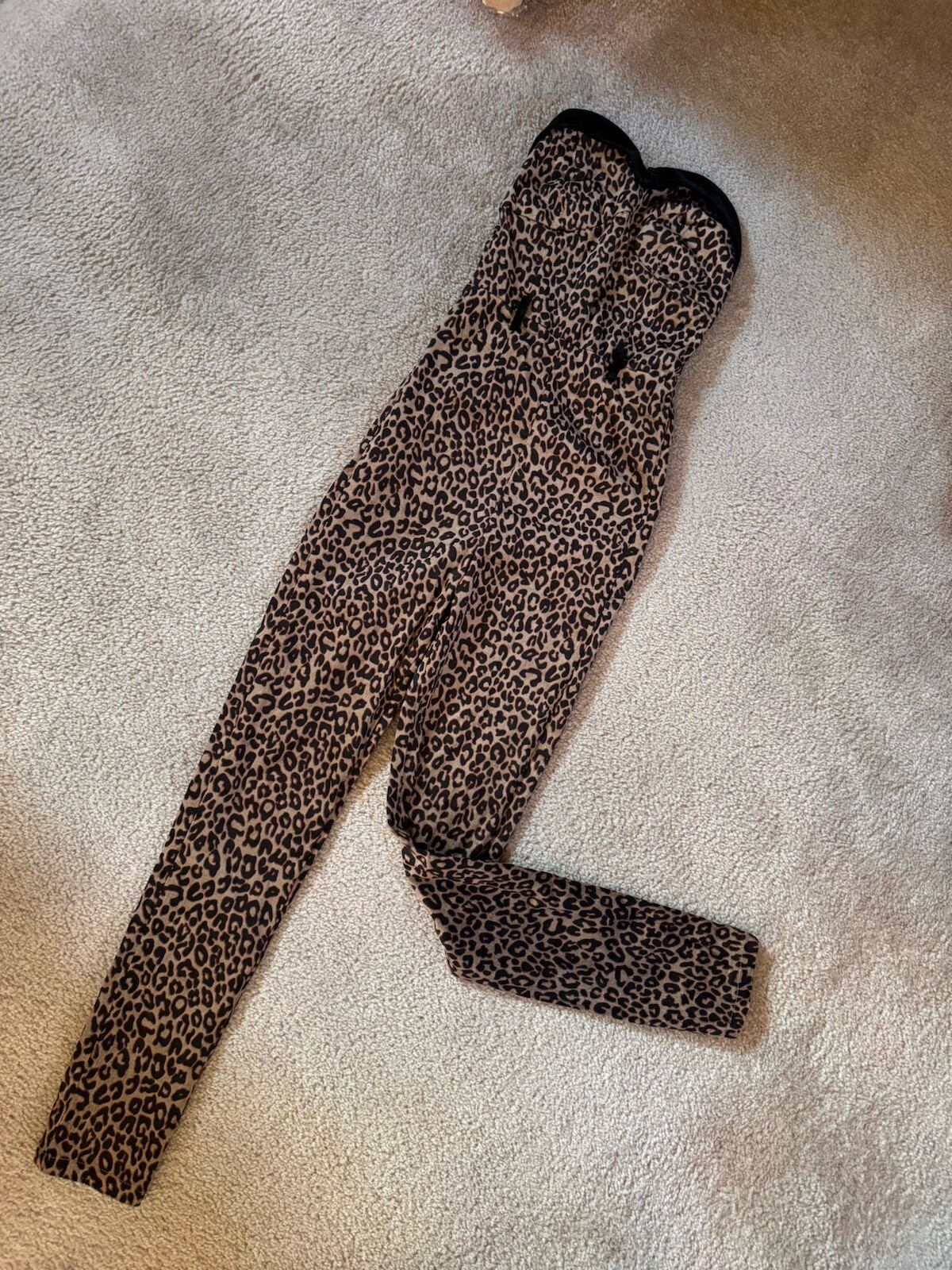 Collectif Leopard Print Playsuit*Catsuit*Jumpsuit*Romper* Rockabilly Pinup*xxs
