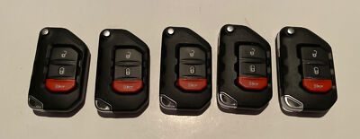 OEM Jeep Wrangler 2018 - 2025 Smart Keyless Remote OHT1130261 Lot Of 5