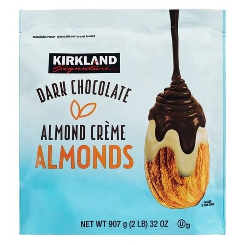 Kirkland Signature DARK CHOCOLATE ALMOND CRÈME ALMONDS 32 OZ Crunchy & Creamy!🌰 - 第 16/24 張圖片