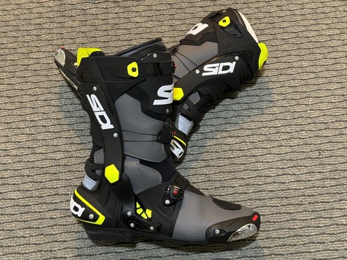 SIDI REX Pro Level Motorcycle Road Race Track Day Boots Like New In Box Eur 48