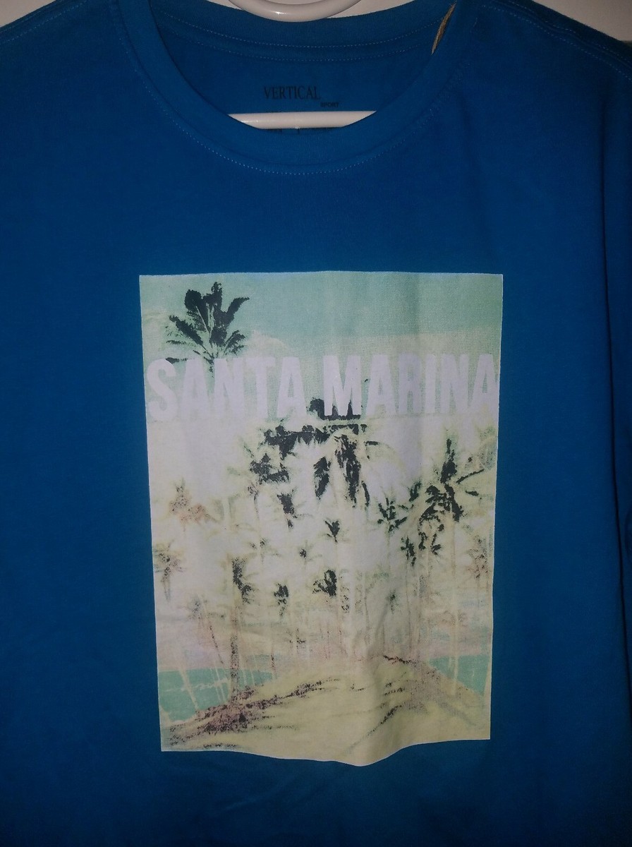 T-shirt Vertical Sport Santa Marina Homme - Taille L - Aqua - Neuf Avec étiquettes