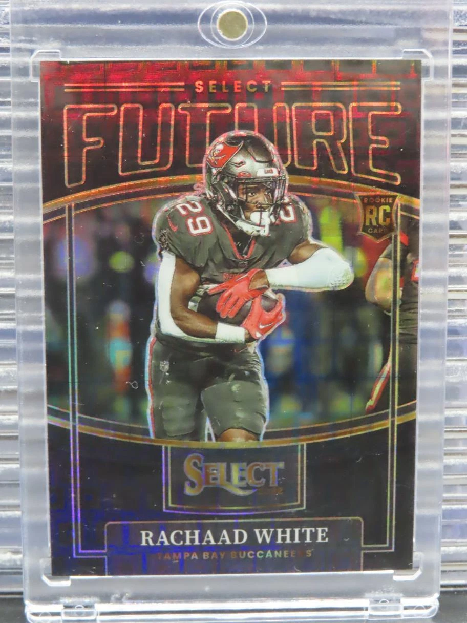 2022 Select Rachaad White Select Future Black Prizm Rookie RC #1/1 Buccaneers