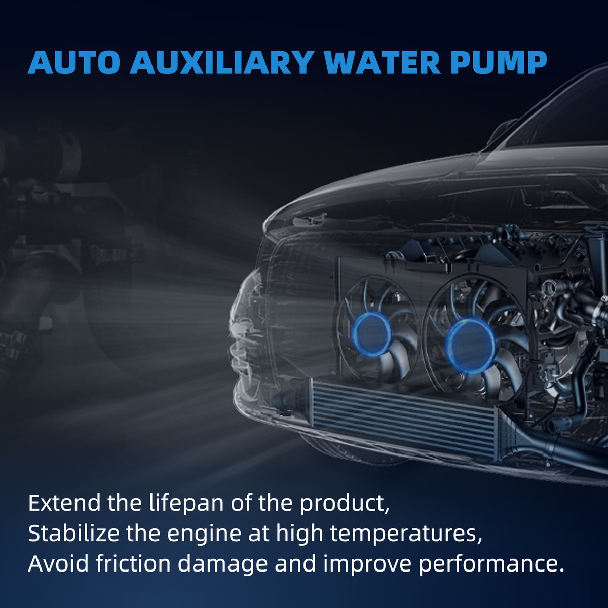 PIERBURG Auxiliary Water Pump 8K0965569 8K0965567B For Audi VW