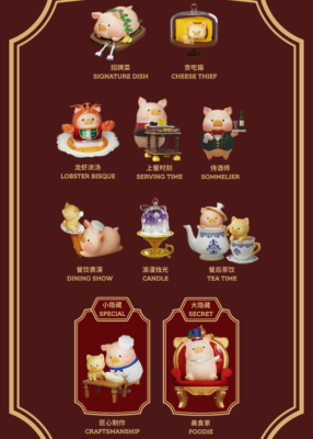 Toyzero+ LuLu the Piggy The Pigchelin Restaurant Confirmed Figure