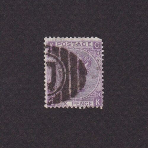 GREAT BRITAIN 1867, Sc# 51 Plate 8, CV $135, Wmk Spray of Rose, Used