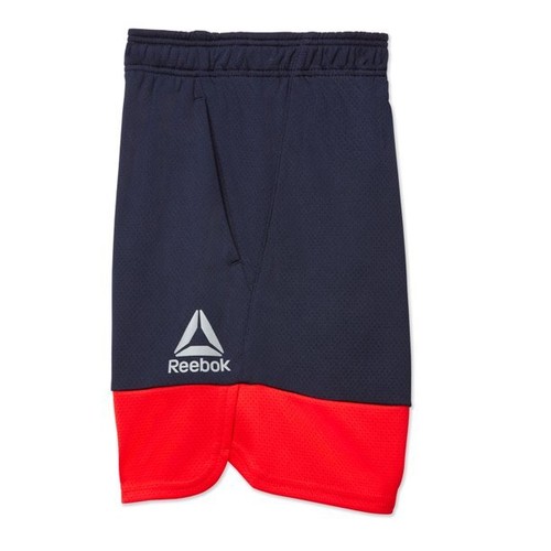 Reebok "Surge" Navy Blue& Red Colorblock Boys Shorts Size M (8) - Picture 2 of 4