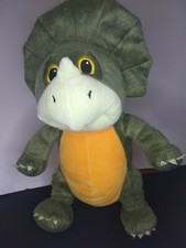 Kohls Cares Green Dinosaur Triceratops 13  Plush Stuffed Animal Toy