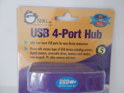 SIIG USB 4-Port Hub JU-H42012 NEW - Picture 2 of 6