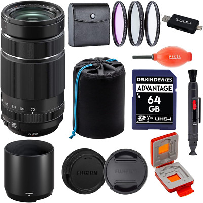 Fujifilm Fujinon XF 70-300mm F 4-5.6 LM OIS WR Lens with Essential Bundle