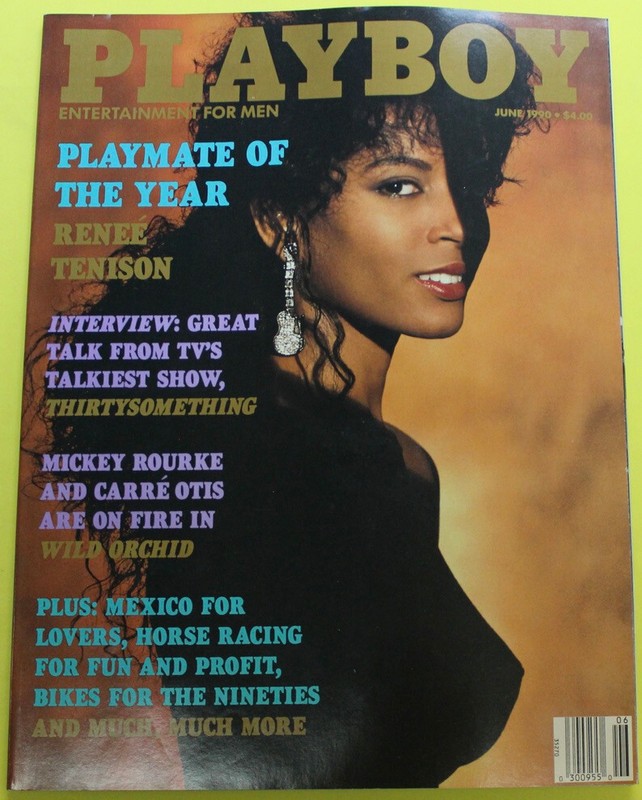 PLAYBOY JUNE 1990 - PLAYMATE BONNIE MARINO - RENEE TENISON (PMOY) PICTORIAL