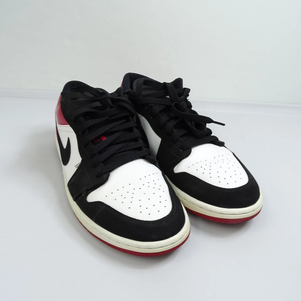 Nike Jordan 1 2019 puntera baja negra talla 10,5 usadas 553558 116 gimnasio rojo criado Foto 2 de 4