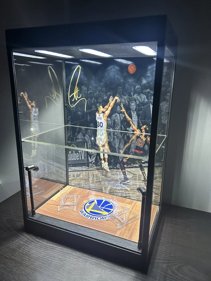 Steph Curry PSA & BGS led sports card display case. Golden State Warriors - Image 3 of 4