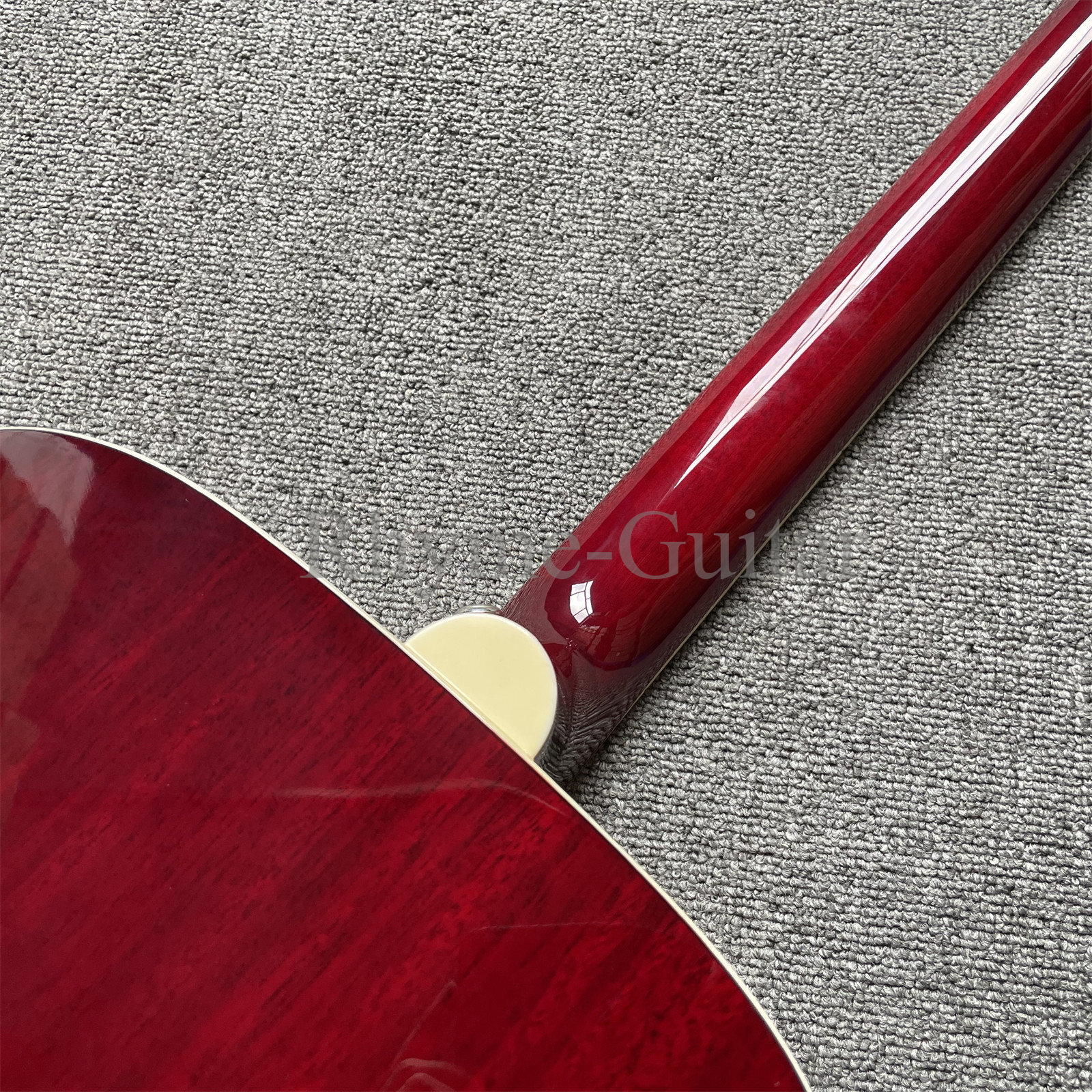 Acoustic Electric Guitar Sunburst Color Mahogany Back&Side Dove