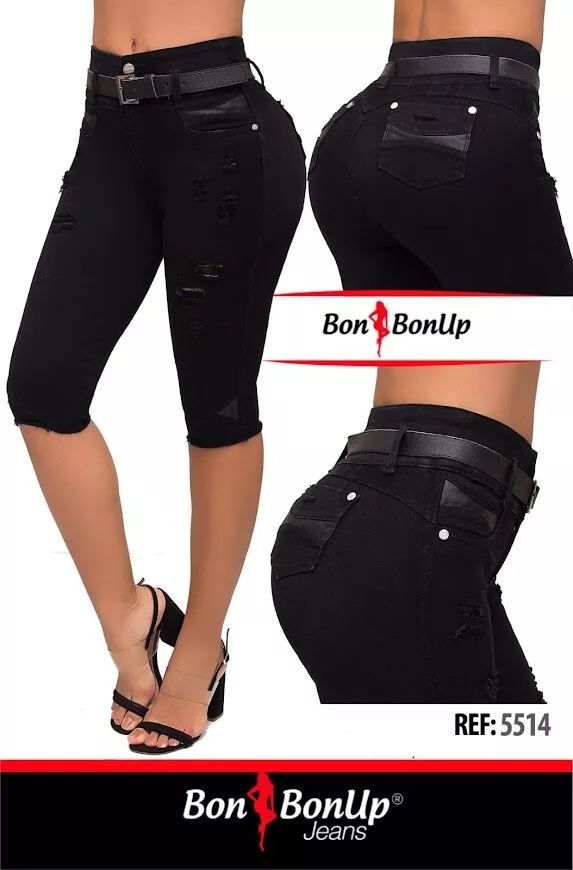 Bon Bon Up capri Levanta cola jeans colombianos butt lifter levanta pompis  5514