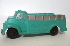 Vintage Auburn Rubber Toys 1950's-60's #518 Truck in Green  1:43 scale diecast