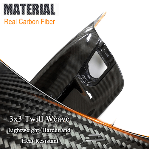 For BMW 3 Series F80 M3 & F30 Real Carbon Fiber Rear Trunk Boot Lid Cover Trim - Picture 8 of 11