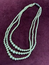 vintage Costume pearl necklace