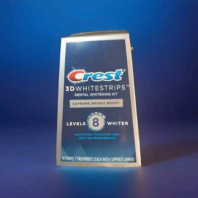 Crest 3D Whitestrips Supreme Bright Boost 14 Strips Exp 7/25 or later